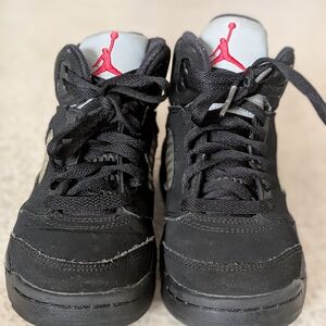 Kids Black Jordan Sneakers